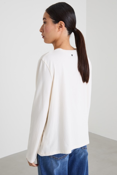T-shirt con stampa flock Intrend - 3