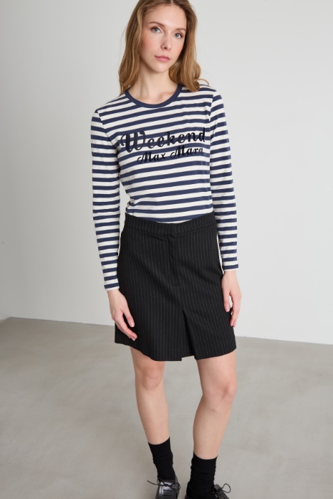 T-shirt con stampa flock Intrend