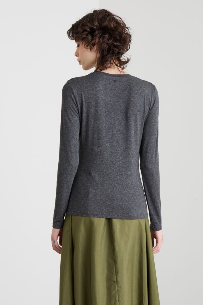 T-shirt in jersey di viscosa Intrend - 2