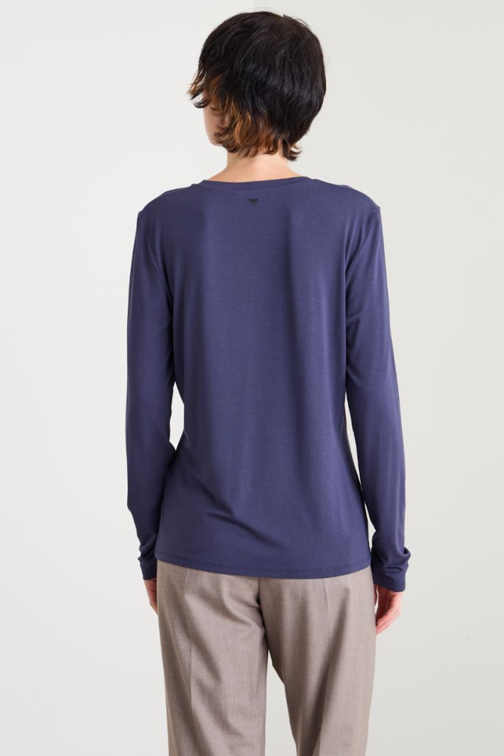 T-shirt in jersey di viscosa Intrend - 2