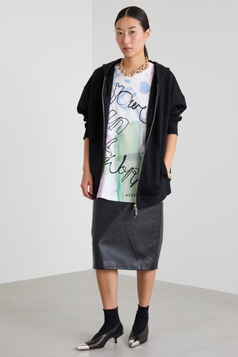 Camiseta oversize con estampado Intrend