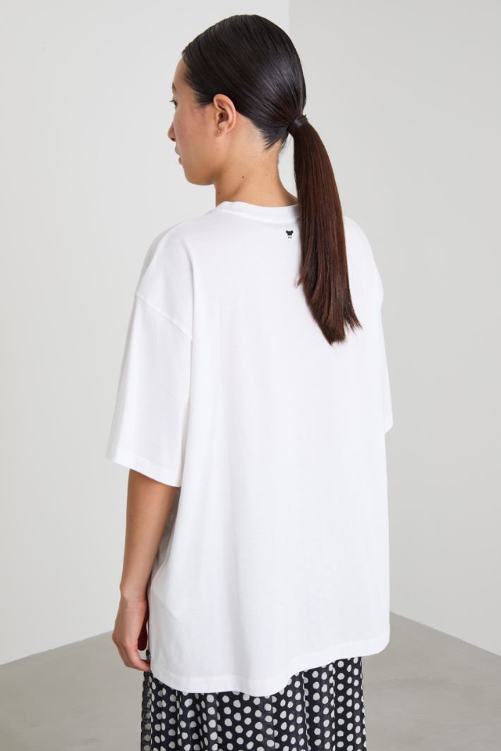 T-shirt over con stampa Intrend - 2