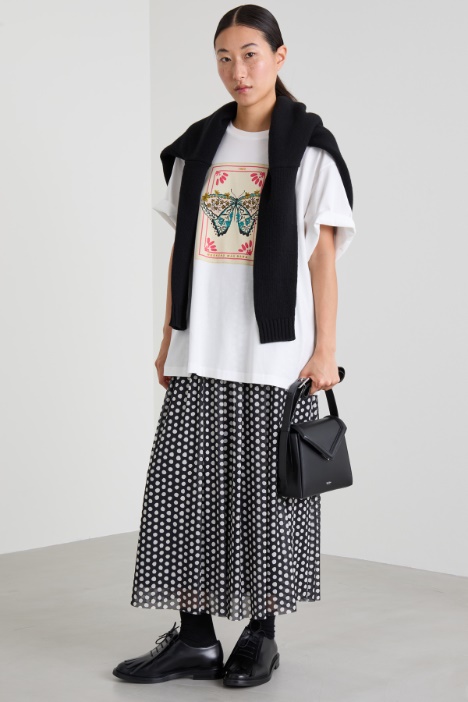 T-shirt over con stampa Intrend