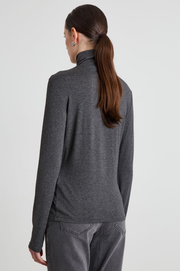 Viscose jersey turtleneck Intrend - 2