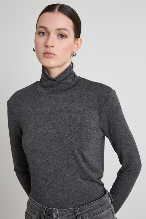 Viscose jersey turtleneck Intrend