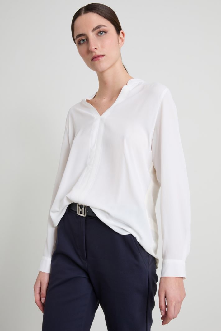 Crêpe blouse Intrend