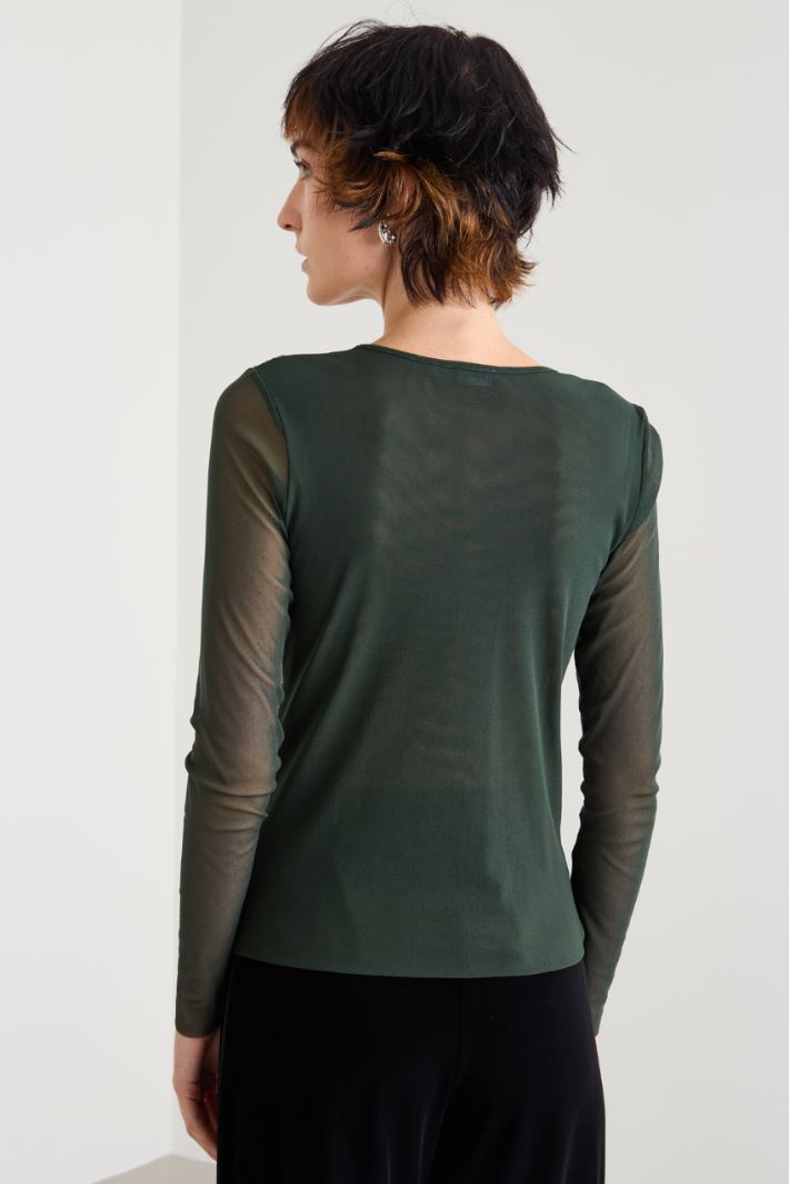 T-shirt con paillettes Intrend - 2