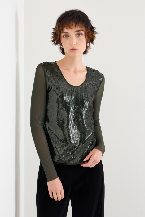 Sequin T-shirt Intrend