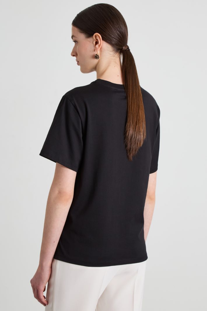 T-shirt in cotone Intrend - 2