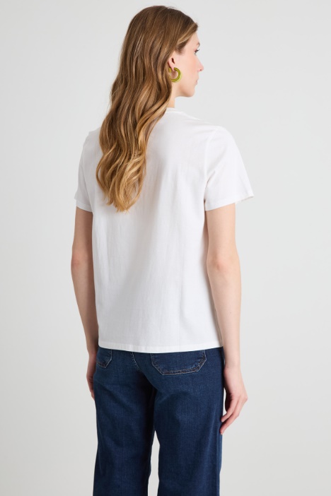 T-shirt in cotone con stampa