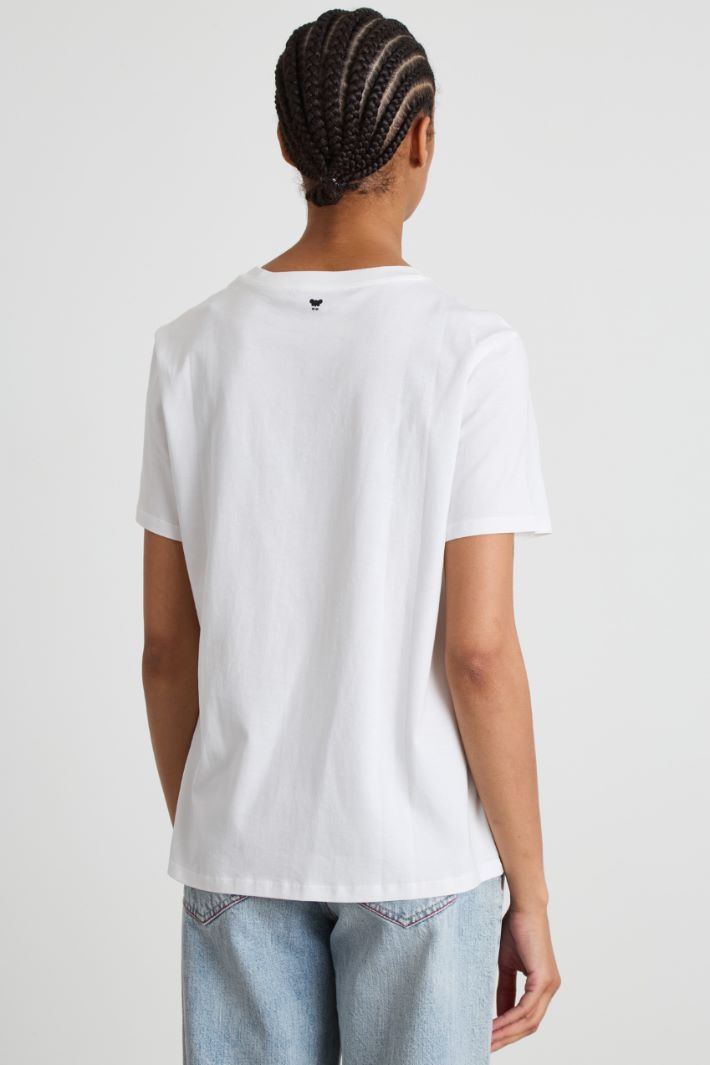 T-shirt in cotone con stampa Intrend - 2