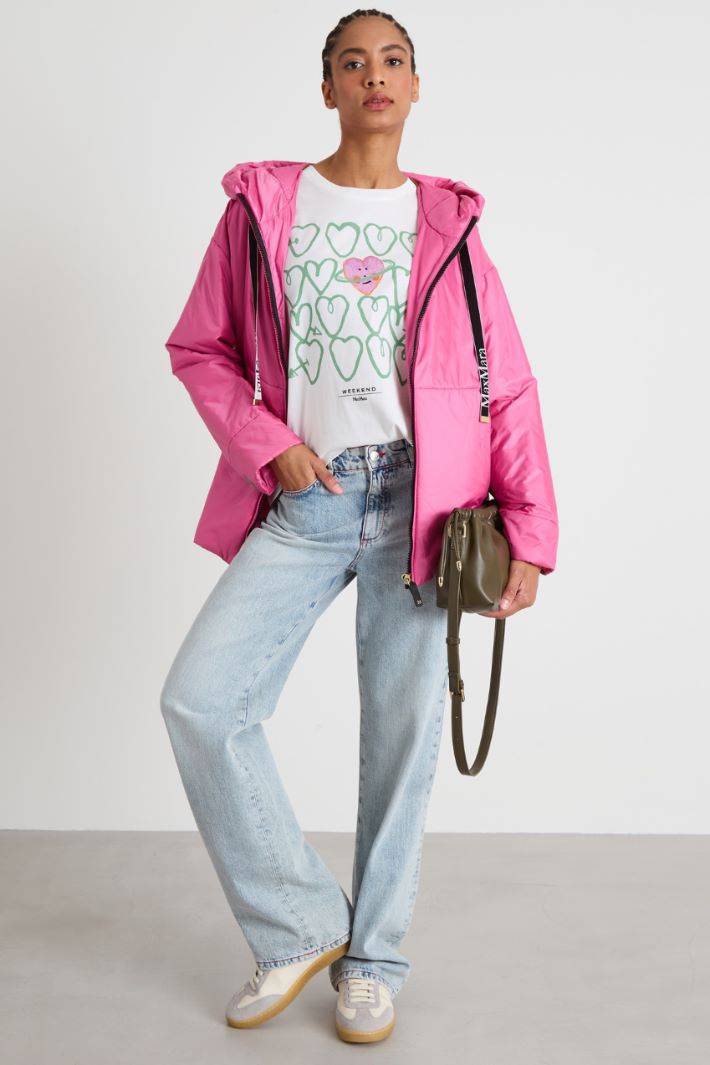 T-shirt in cotone con stampa Intrend - 3