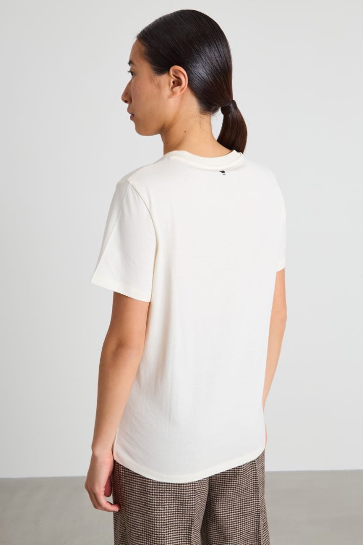 T-shirt in cotone con stampa Intrend - 2