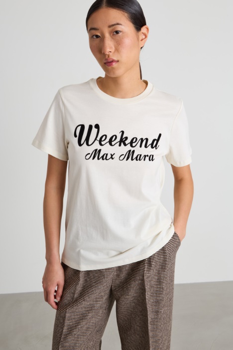 T-shirt in cotone con stampa Intrend