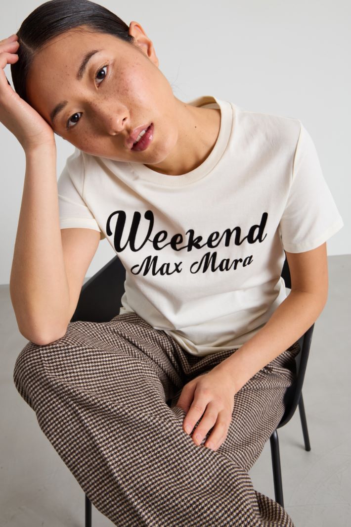 T-shirt in cotone con stampa Intrend - 4