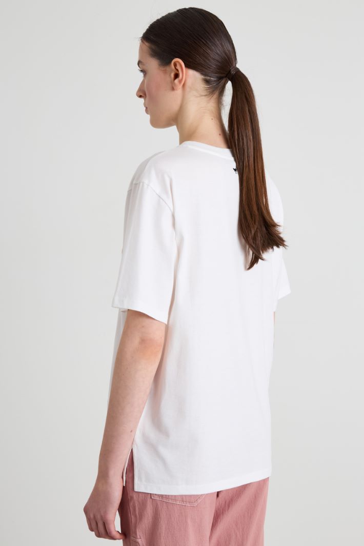 T-shirt in jersey con ricamo Intrend - 2