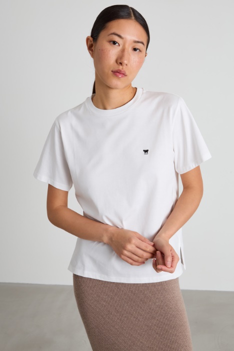 Pure cotton jersey T-shirt Intrend