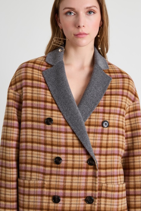Cappotto reversibile in lana Intrend - 2