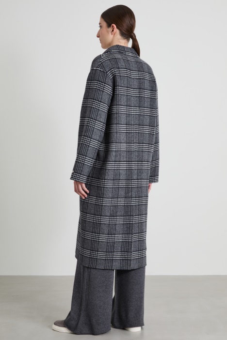 Cappotto lungo in doppio di lana