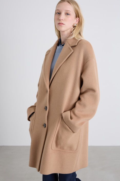 Cappotto in panno di lana