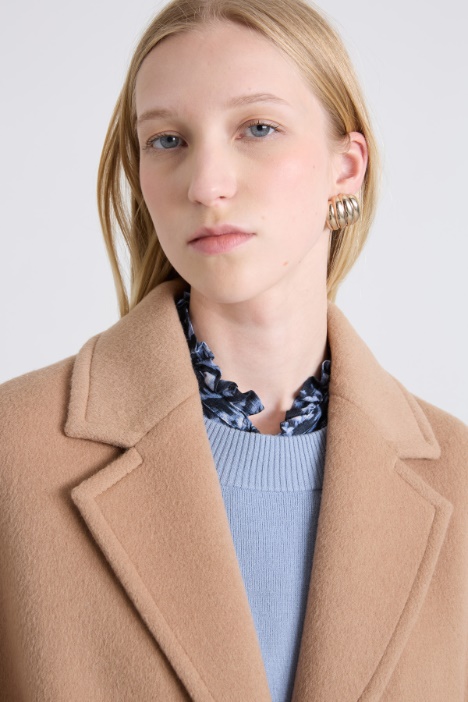 Cappotto in panno di lana