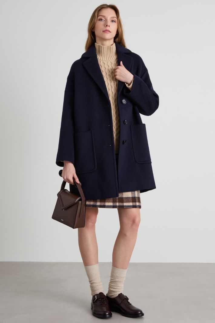 Cappotto in panno di lana Intrend
