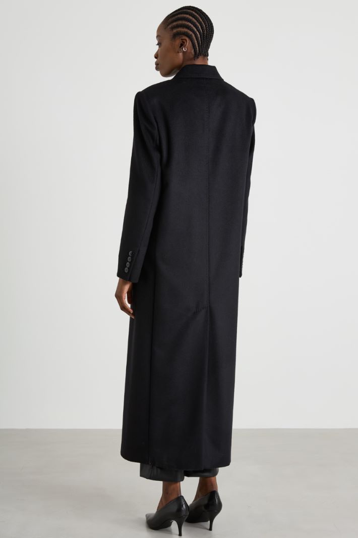 Cappotto lungo doppiopetto in lana Intrend - 3
