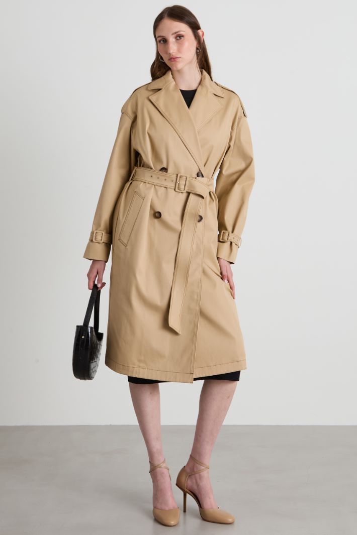 Gabardina con cinturón Intrend - 2