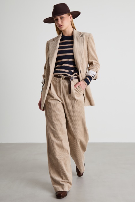Blazer de pana Intrend