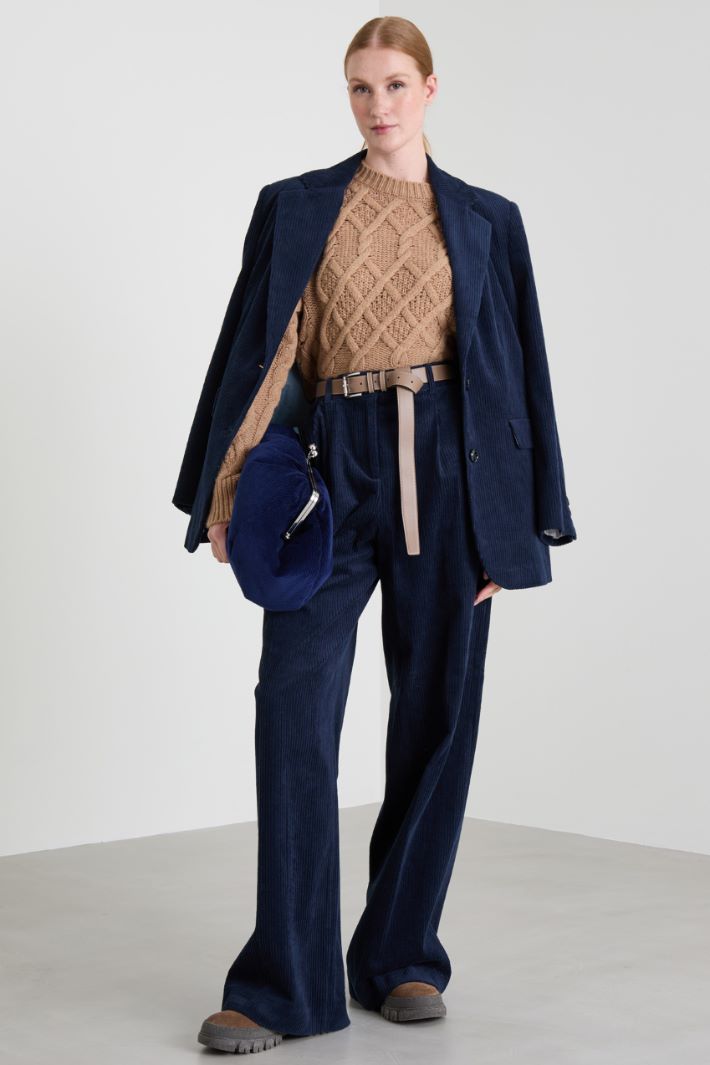 Blazer in velluto a coste Intrend - 3