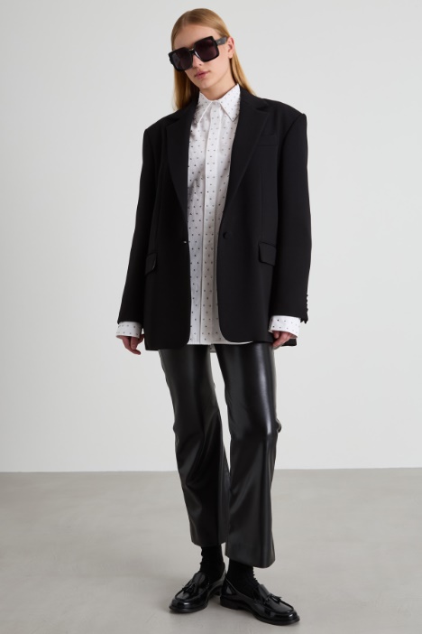 Oversized crepe jacket Intrend