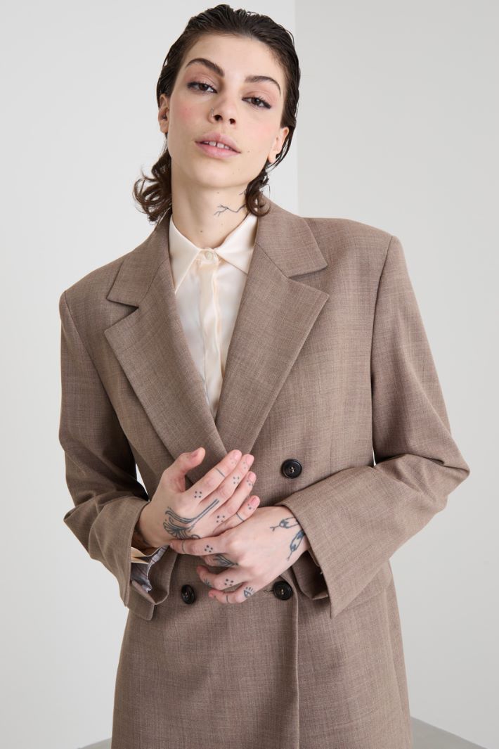 Double-breasted grisaille blazer Intrend