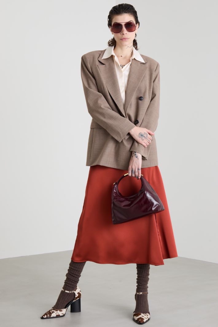 Double-breasted grisaille blazer Intrend - 3