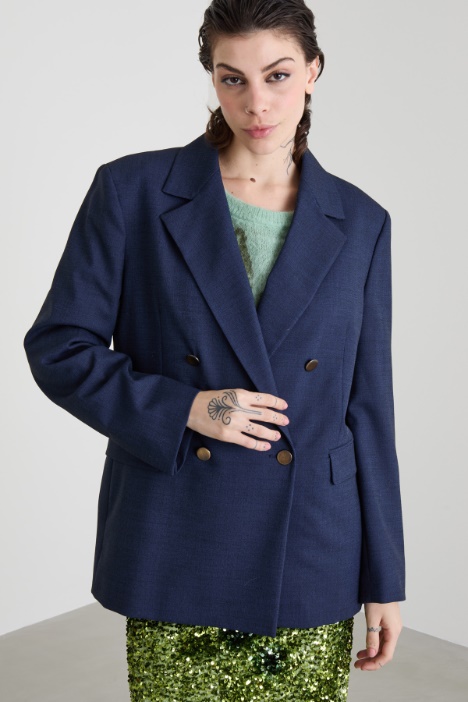 Double-breasted grisaille blazer Intrend