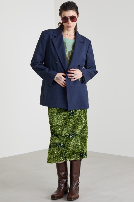 Double-breasted grisaille blazer Intrend