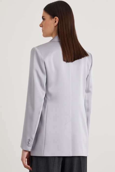 Blazer de envers satén brillante