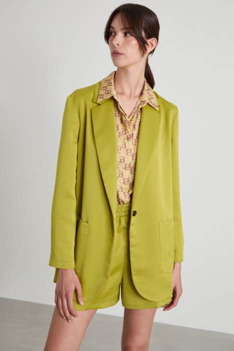 Blazer in envers satin Intrend