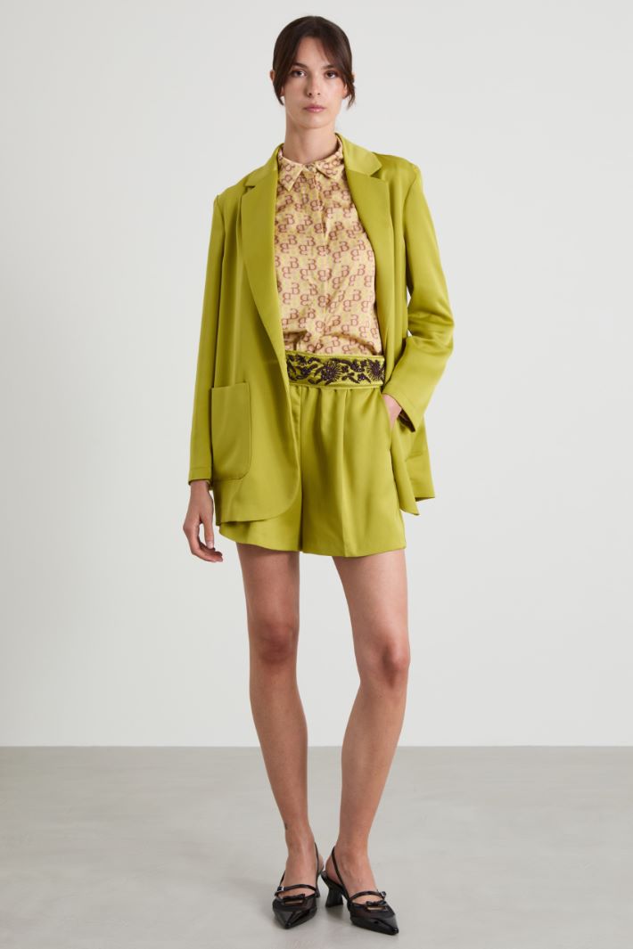 Blazer in envers satin Intrend - 3