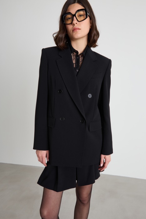 Double-breasted cady blazer Intrend