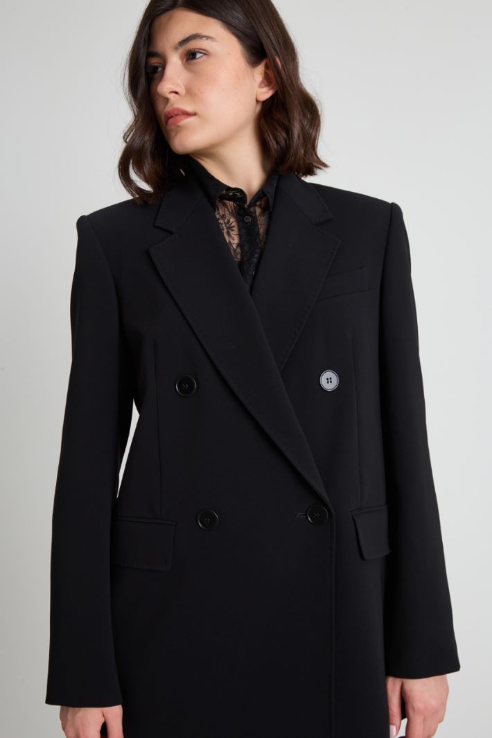 Double-breasted cady blazer Intrend - 4