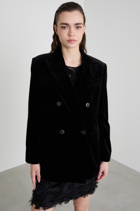 Velvet tuxedo blazer Intrend