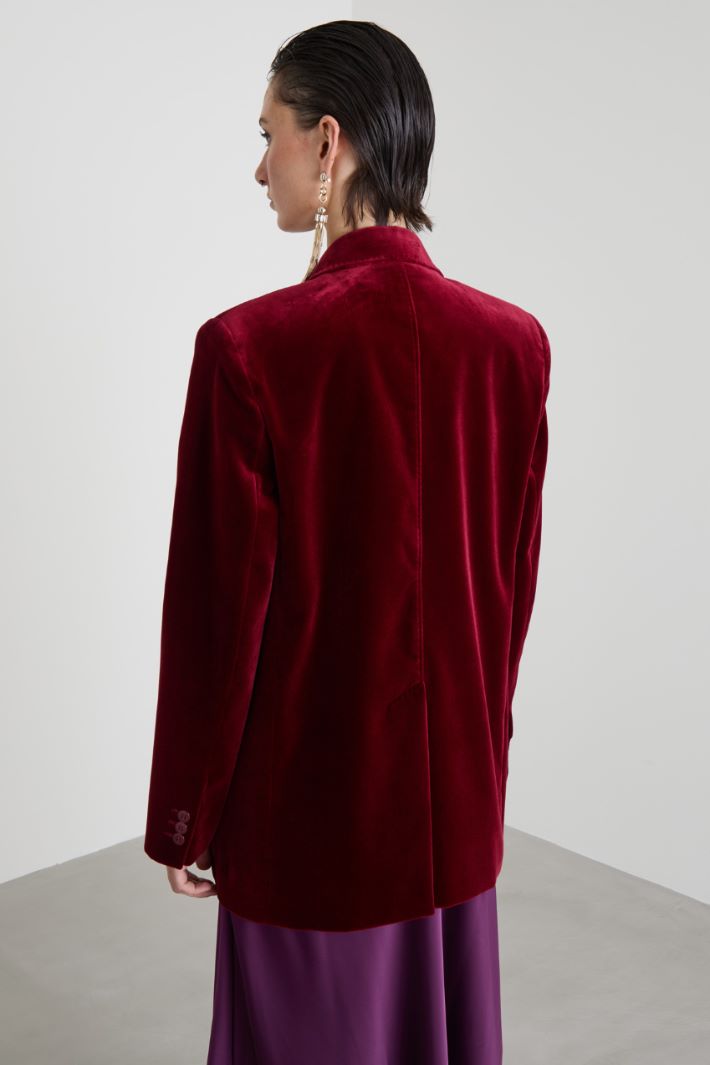 Velvet tuxedo blazer Intrend - 2