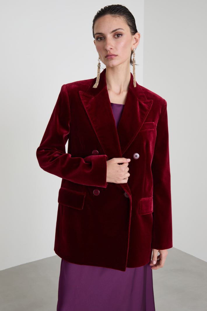 Velvet tuxedo blazer Intrend
