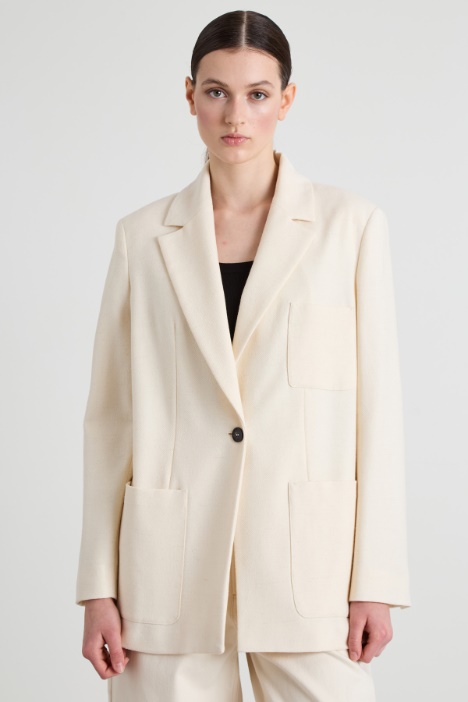 Cotton and wool blazer Intrend