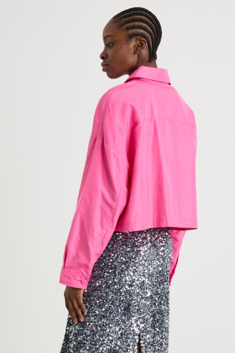 Giacca camicia in duchesse