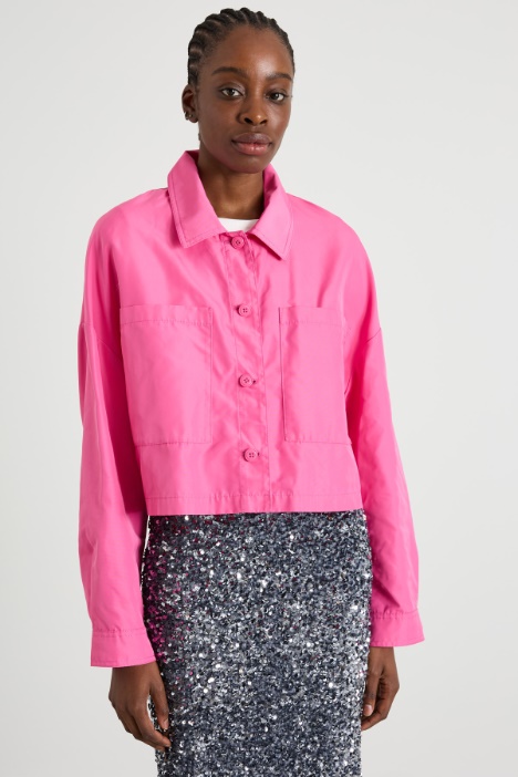 Giacca camicia in duchesse