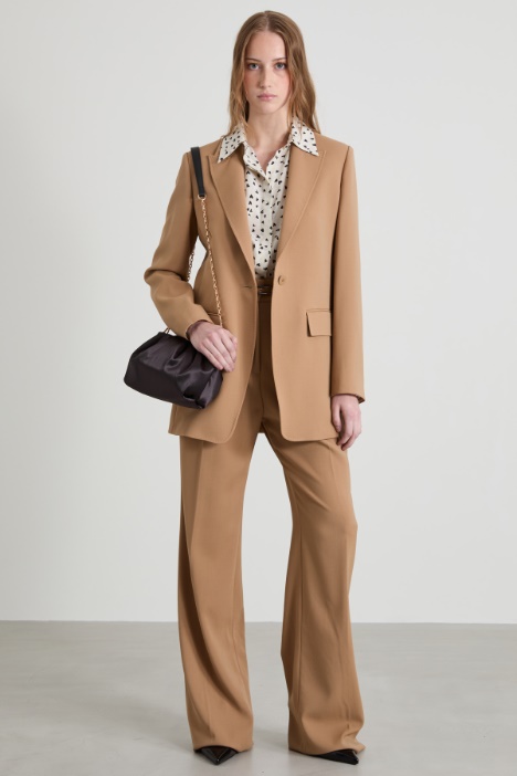 Blazer in lana crépe Intrend