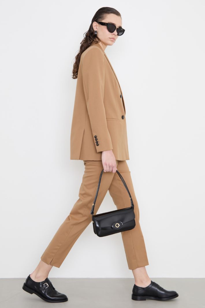 Blazer in twill di lana