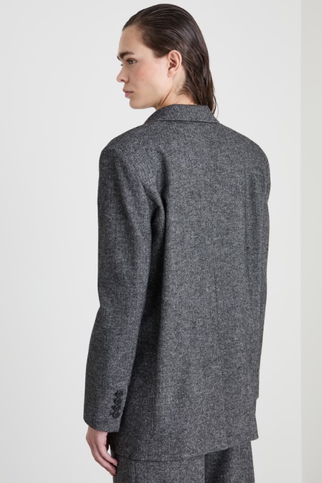 Blazer doppiopetto in flanella