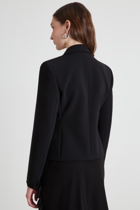 Blazer in cady con taschini